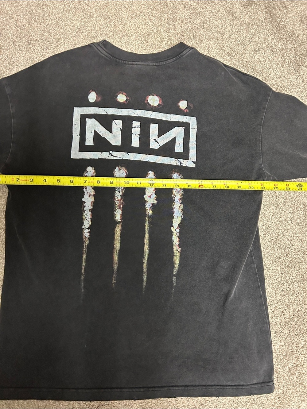 Vintage Nine Inch Nails Distressed Graphic Shirt - Picture 6 of 8